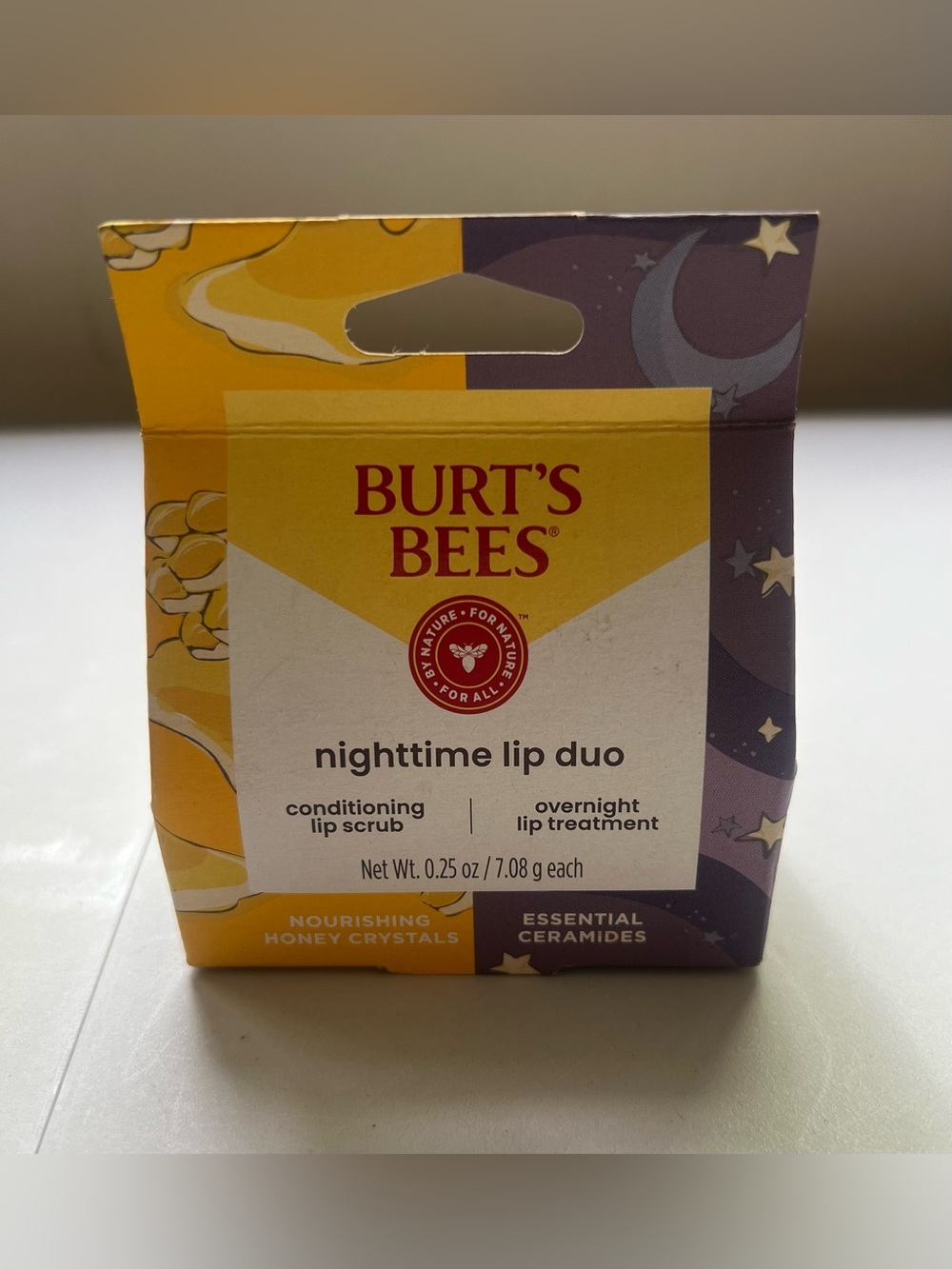 Burt's Bees Nighttime Lip Duo Lip Scrub and Lip Treatment